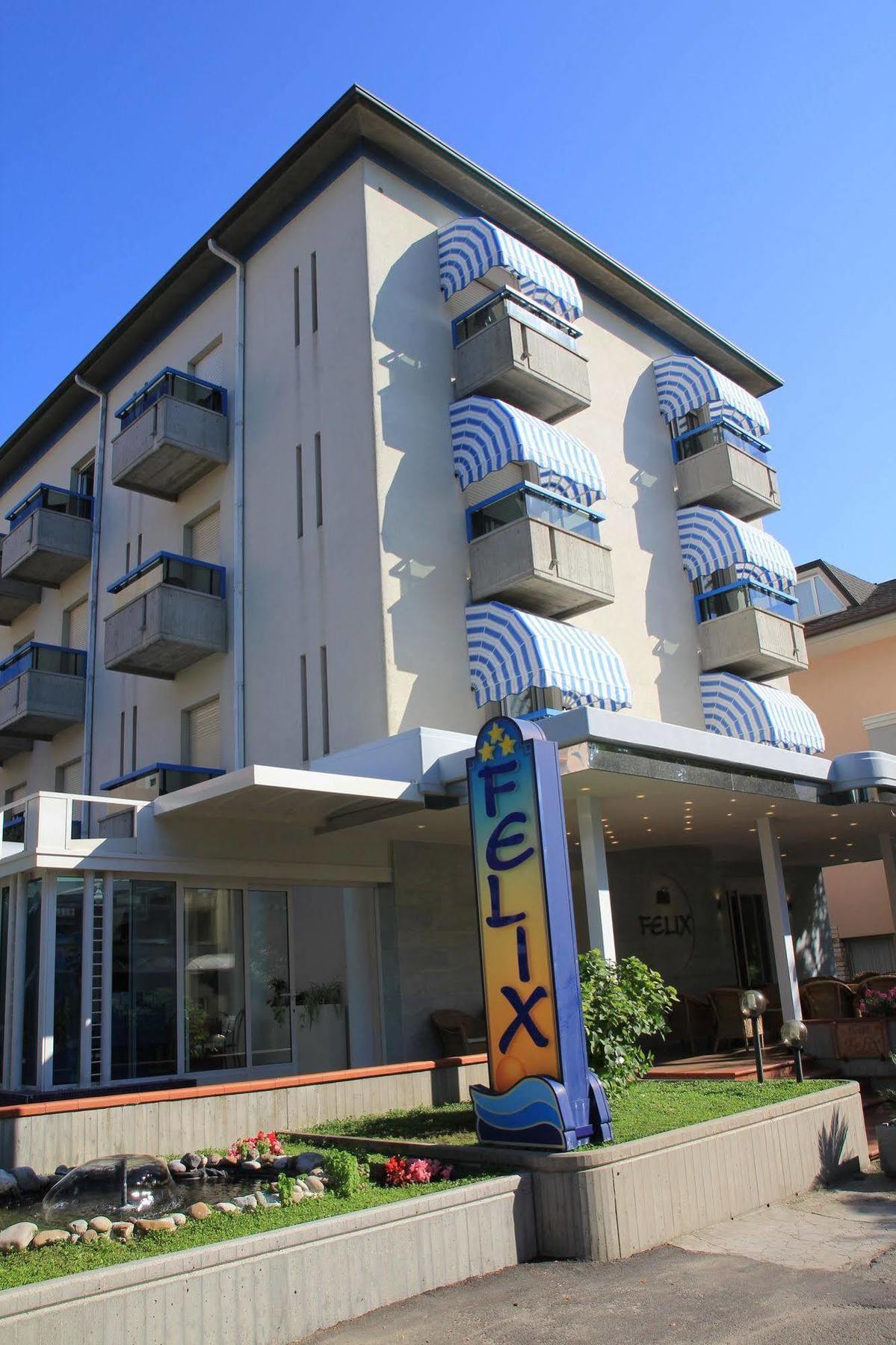 Hotel Felix Rimini Bagian luar foto